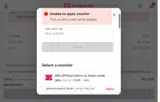 PEHLAORDER coupon verification screenshot