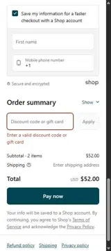 SCF coupon verification screenshot