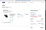 The Ford Merchandise Store coupon verification screenshot
