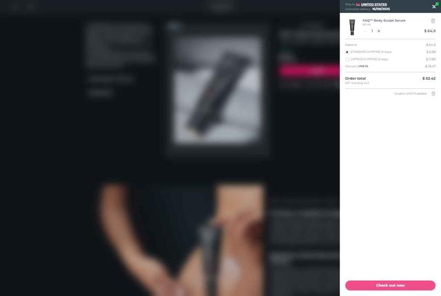 Foreo checkout page showing Foreo coupon code box | Screenshot taken by SimplyCodes community member on Sep 10, 2025