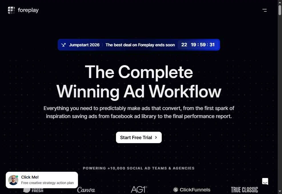 Foreplay checkout page showing Foreplay promo code box | Screenshot taken by SimplyCodes community member on Jan 29, 2026