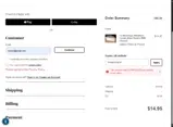 THANKYOU20 coupon verification screenshot