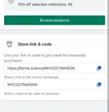 Forme coupon verification screenshot