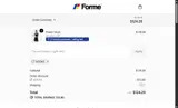 Forme coupon verification screenshot