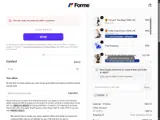 Forme coupon verification screenshot