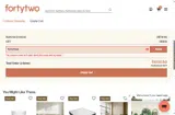 Forty Two coupon verification screenshot