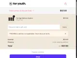 For Youth coupon verification screenshot
