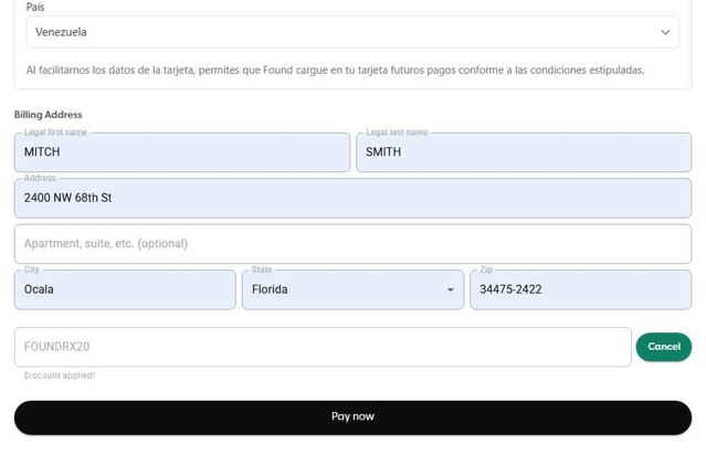 Found checkout page showing Found promo code box | Screenshot taken by SimplyCodes community member on Aug 15, 2025