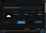 FOXHOLE15 coupon verification screenshot