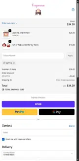 Foxyavenue coupon verification screenshot