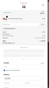 Foxyavenue coupon verification screenshot