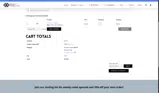 WELCOME10 coupon verification screenshot