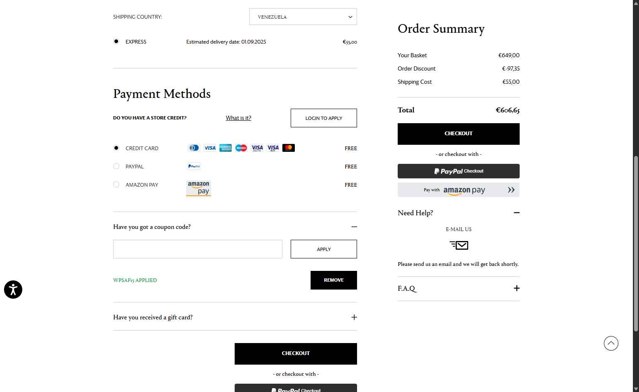 FRANKBROS checkout page showing FRANKBROS discount code box | Screenshot taken by SimplyCodes community member on Aug 27, 2025