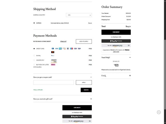 FRANKBROS checkout page showing FRANKBROS discount code box | Screenshot taken by SimplyCodes community member on Aug 29, 2025