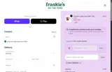 Frankie's on the Park coupon verification screenshot