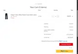 WELCOME10 coupon verification screenshot