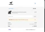 WELCOME15 coupon verification screenshot