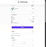 FREEHAND20 coupon verification screenshot