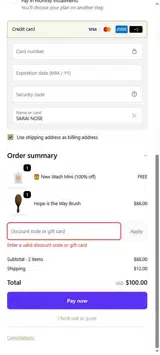 bogo10mom coupon verification screenshot