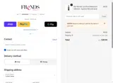 Frends Beauty coupon verification screenshot