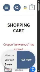 Fresh Is Best coupon verification screenshot