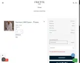 Frette coupon verification screenshot