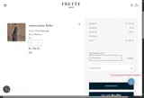 Frette coupon verification screenshot