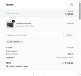 Welcome20 coupon verification screenshot