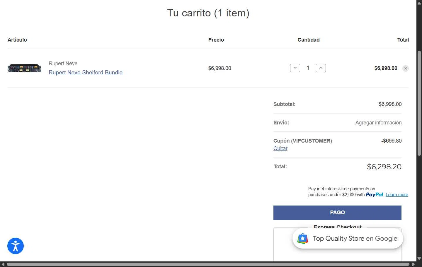 Front End Audio checkout page showing Front End Audio coupon code box | Screenshot taken by SimplyCodes community member on Nov 1, 2025