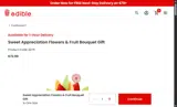 FruitFlowers coupon verification screenshot