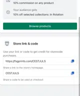 CESTJULS coupon verification screenshot