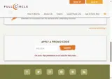 Full Circle Farms coupon verification screenshot