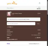 Full Moon Dog Treats coupon verification screenshot