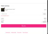 Welcome10 coupon verification screenshot