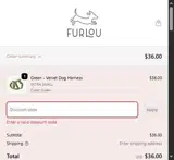 FURLOU coupon verification screenshot