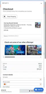Fury Water Adventures coupon verification screenshot