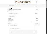 Fustini's Oils and Vinegars coupon verification screenshot