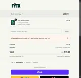 FITKHING coupon verification screenshot