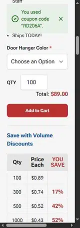 GABP Property Management Supplies coupon verification screenshot