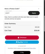 20OFF coupon verification screenshot
