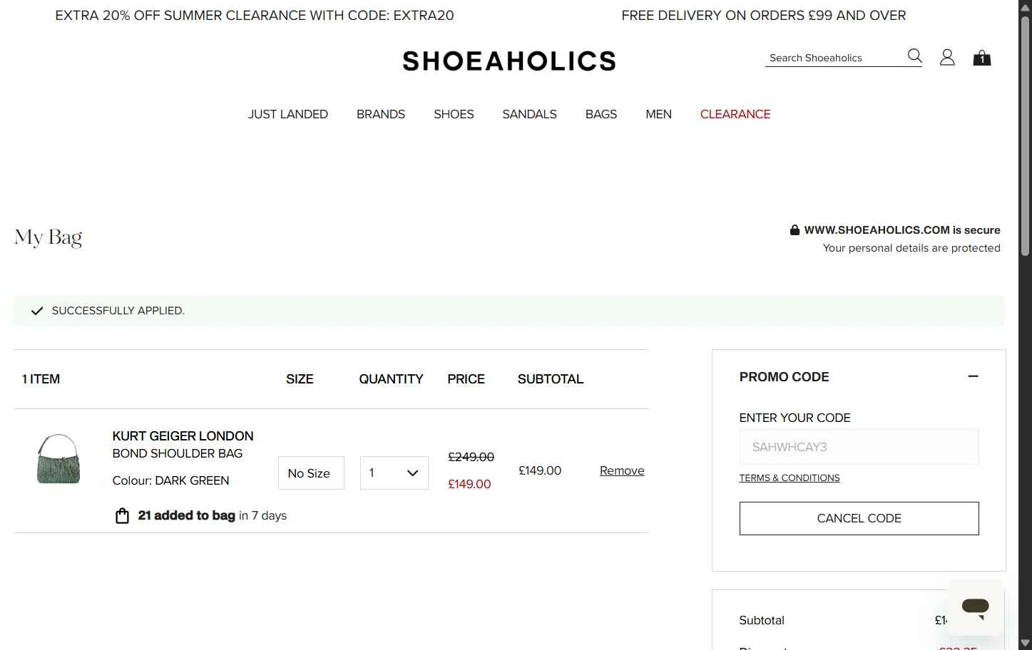 GadgetGone checkout page showing GadgetGone coupon code box | Screenshot taken by SimplyCodes community member on Aug 17, 2025