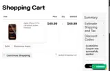 SUMMER10 coupon verification screenshot