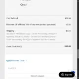 GUARD10 coupon verification screenshot