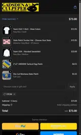 DTOM coupon verification screenshot