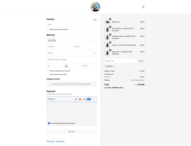 Galaxy Treats checkout page showing Galaxy Treats promo code box | Screenshot taken by SimplyCodes community member on Sep 8, 2025