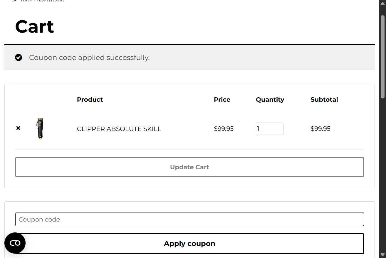 Gama Professional checkout page showing Gama Professional promo code box | Screenshot taken by SimplyCodes community member on May 11, 2025