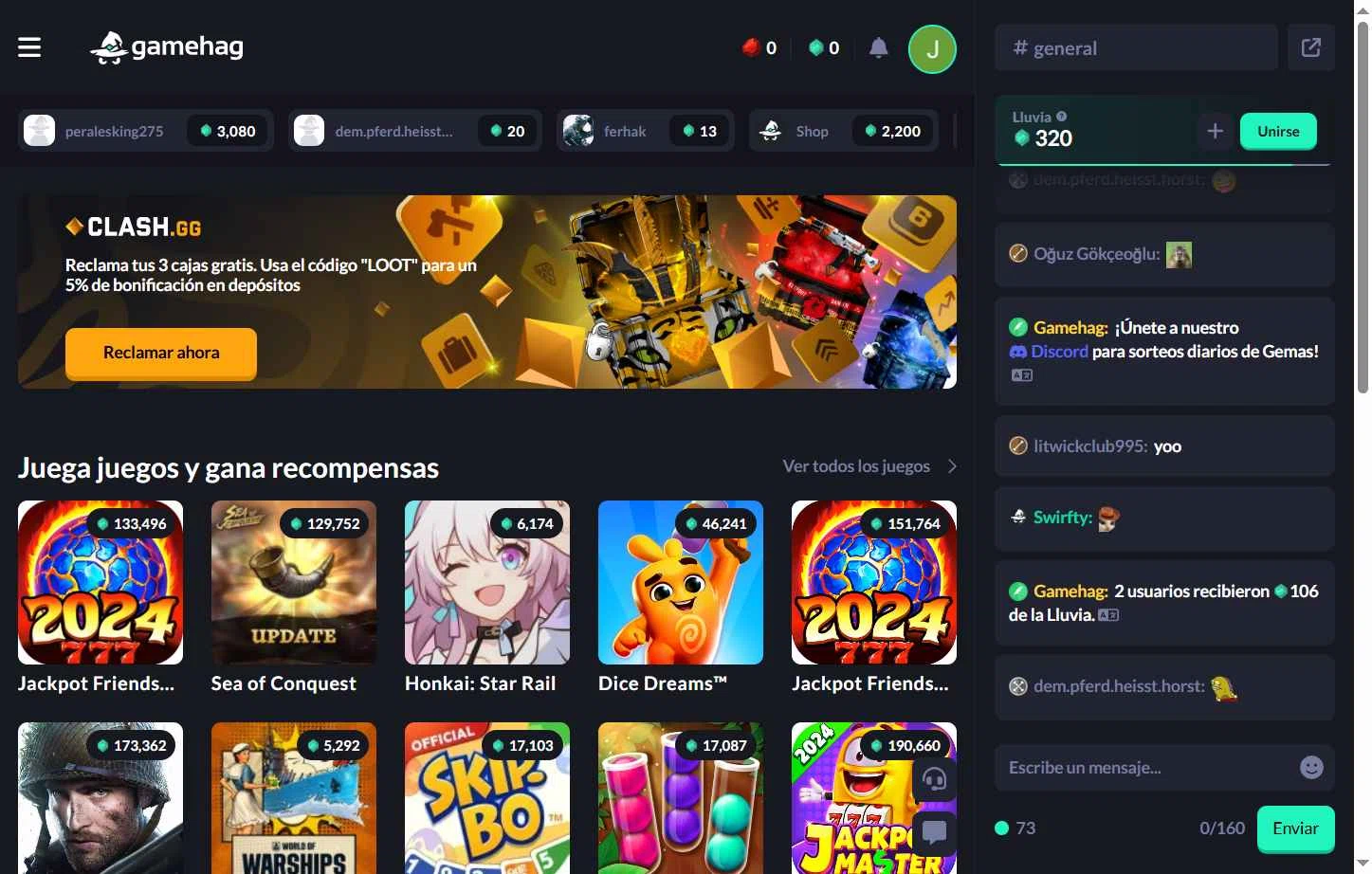 Gamehag checkout page showing Gamehag promo code box | Screenshot taken by SimplyCodes community member on Jun 22, 2025