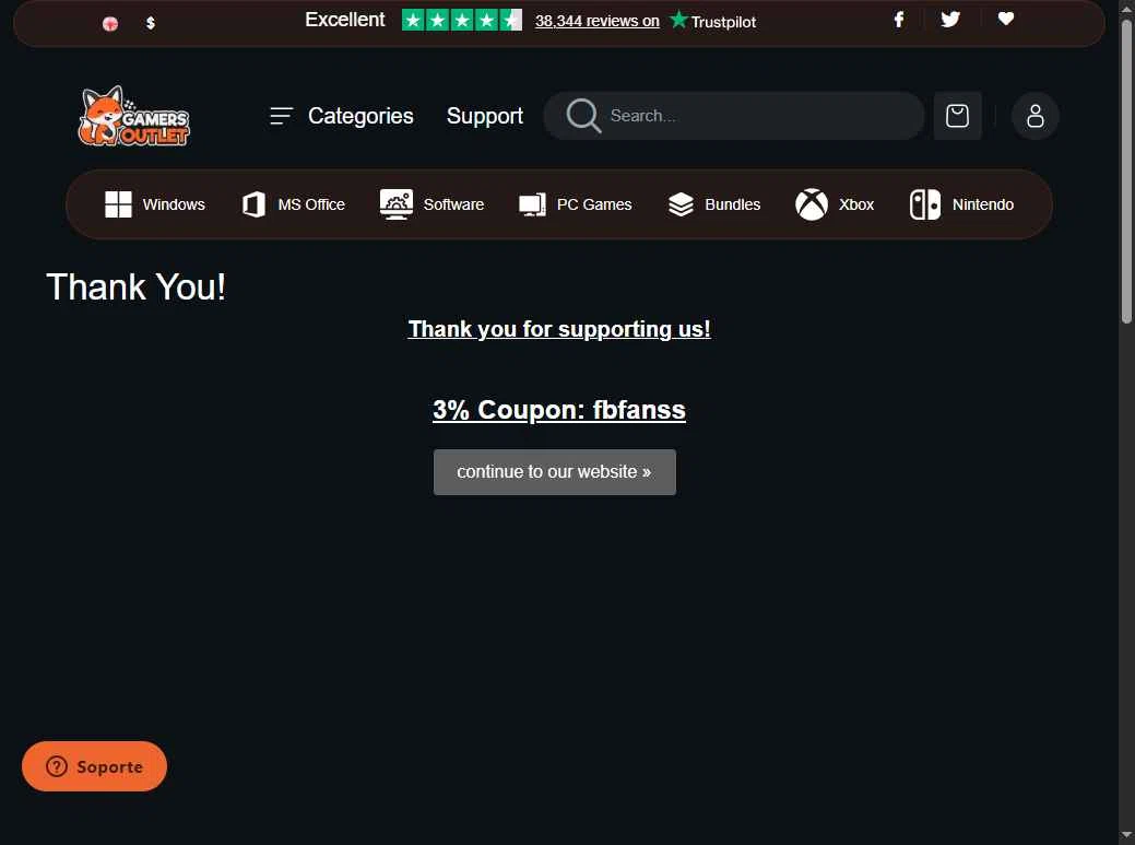 Gamers Outlet checkout page showing Gamers Outlet coupon code box | Screenshot taken by SimplyCodes community member on Jan 20, 2026