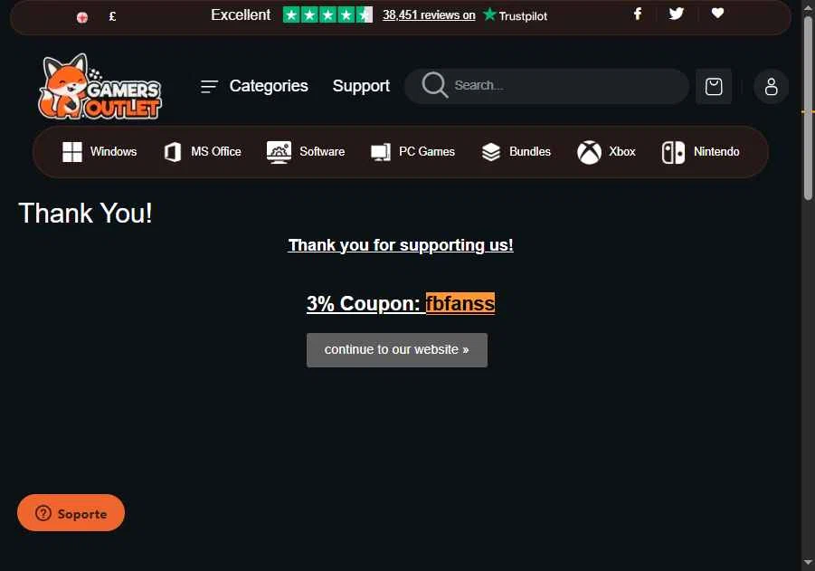 Gamers Outlet checkout page showing Gamers Outlet coupon code box | Screenshot taken by SimplyCodes community member on Feb 5, 2026