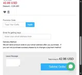 Easter coupon verification screenshot